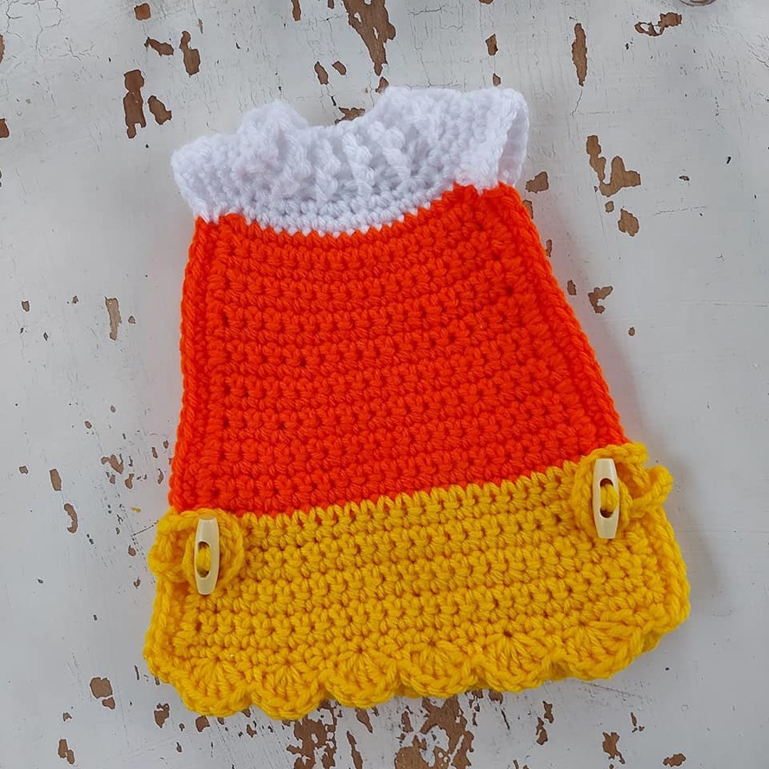 Candy Corn Chicken Sweater Fancy Chicken Sweater Fowl Warmer Chicken