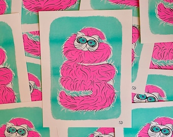 Boa Cat Print