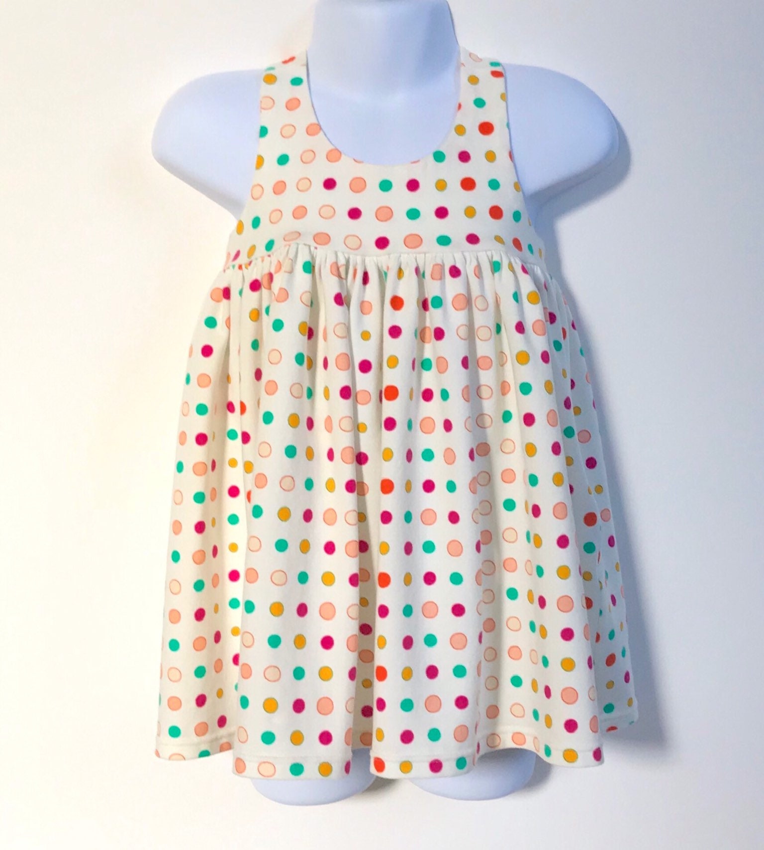 little girl polka dot dress