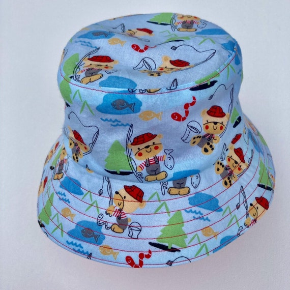 Childrens Fishing Theme Bucket Hat, Unisex Beach Hat, Girls Sun Hat, Easter  Gift, Summer Camping Hat, Boys Hat -  Australia