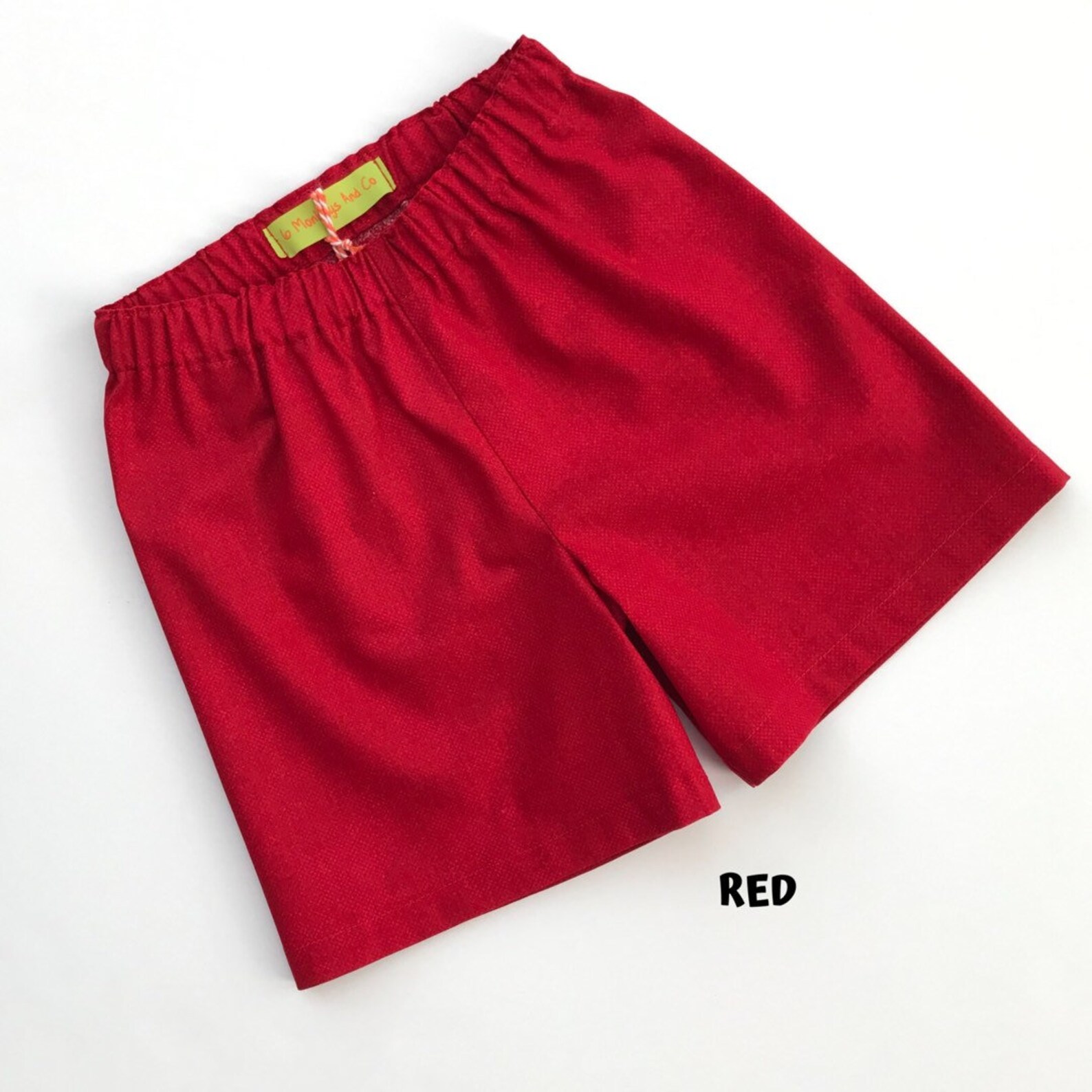 Toddler Solid Color Shorts Children's Unisex Summer Etsy