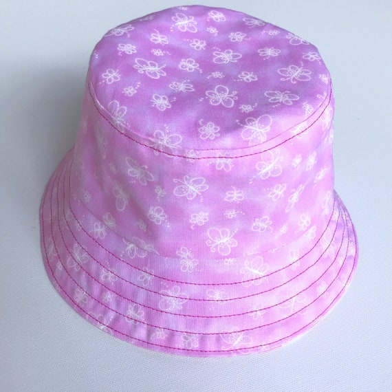 pastel pink bucket hat