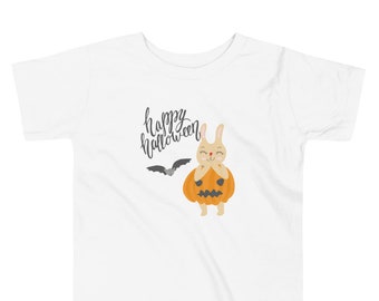 Toddler Halloween Short Sleeve Tee ~ Cute Halloween Shirt for Kids