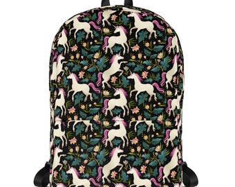 Unicorn Waterproof Backpack~Back to School Rucksack