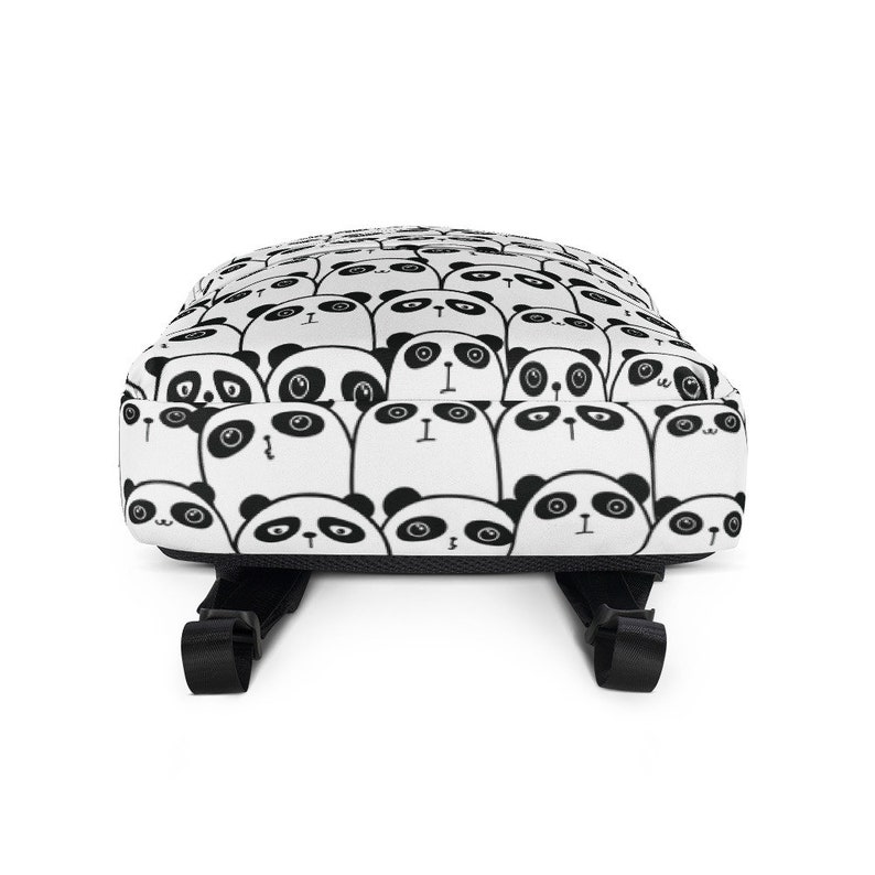 Doodled Panda BackpackSlim Line Weatherproof Animal Friends School BagColor Your Own Bag image 7