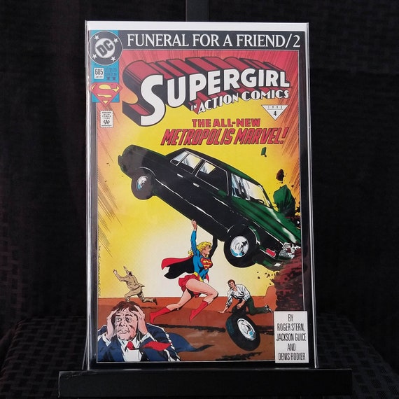 Action Comics #685 2nd Print - Action Comics #1 Homage