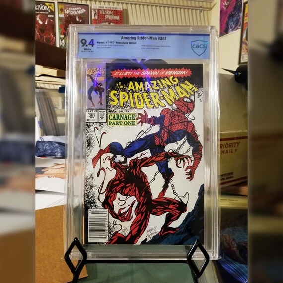 Amazing Spider-Man #361 Newsstand graded 9.4