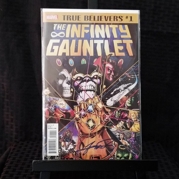 Infinity Gauntlet #1 True Believers SIGNED by George Pérez!