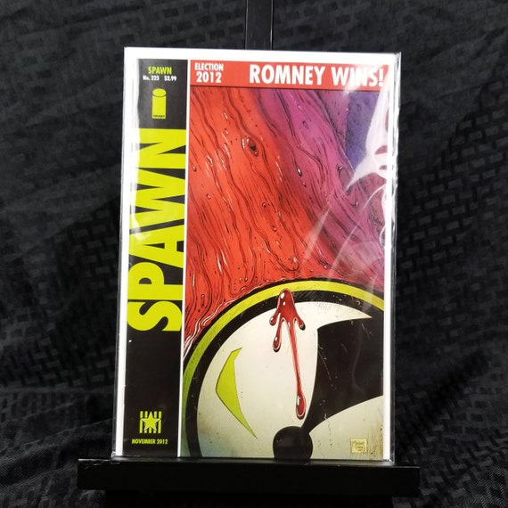Spawn #225 (Romney Wins!) - Watchmen #1 Homage