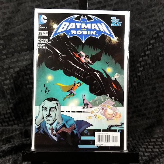Batman and Robin (2nd Series) #39A - Action Comics #1 Homage