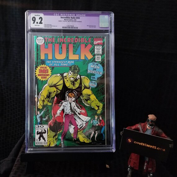 Incredible Hulk #393 Signed by Dale Keown - Incredible Hulk #1 Homage