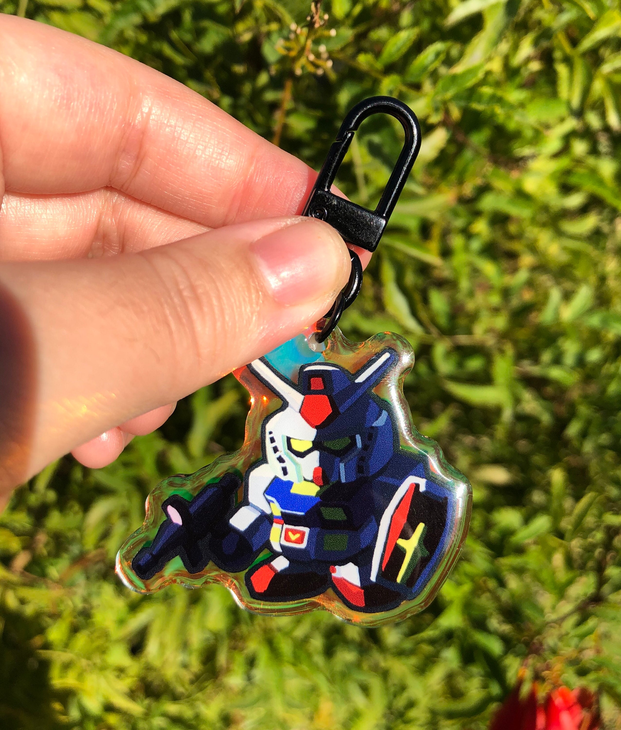SDガンダム GARMSエンブレムバッヂ、キーホルダー SD Gundam Charm, Chibi Gundam Sd Acrylic Keychain, Gundam RX-78-2