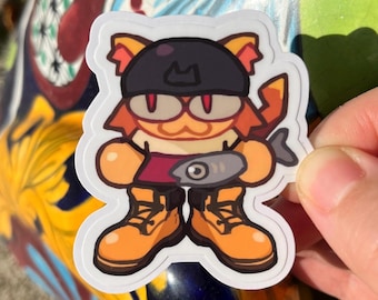 Big Shoe Neco Arc Sticker, Neko Arc Drip Decal, Melty Blood, Type