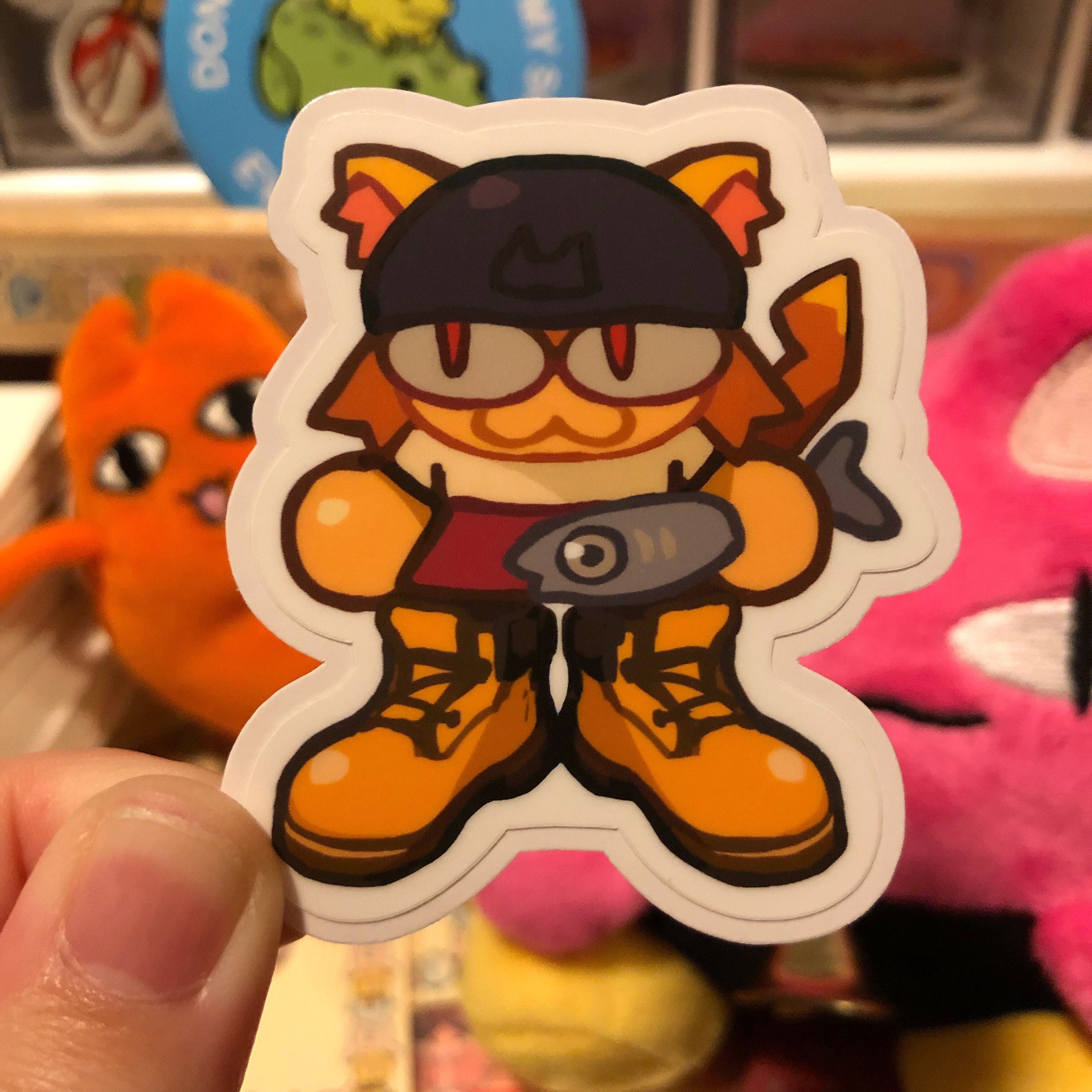 Big Shoe Neco Arc Sticker, Neko Arc Drip Decal, Melty Blood, Type