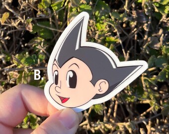 Astro boy Head vinyl sticker, astroboy atom decal