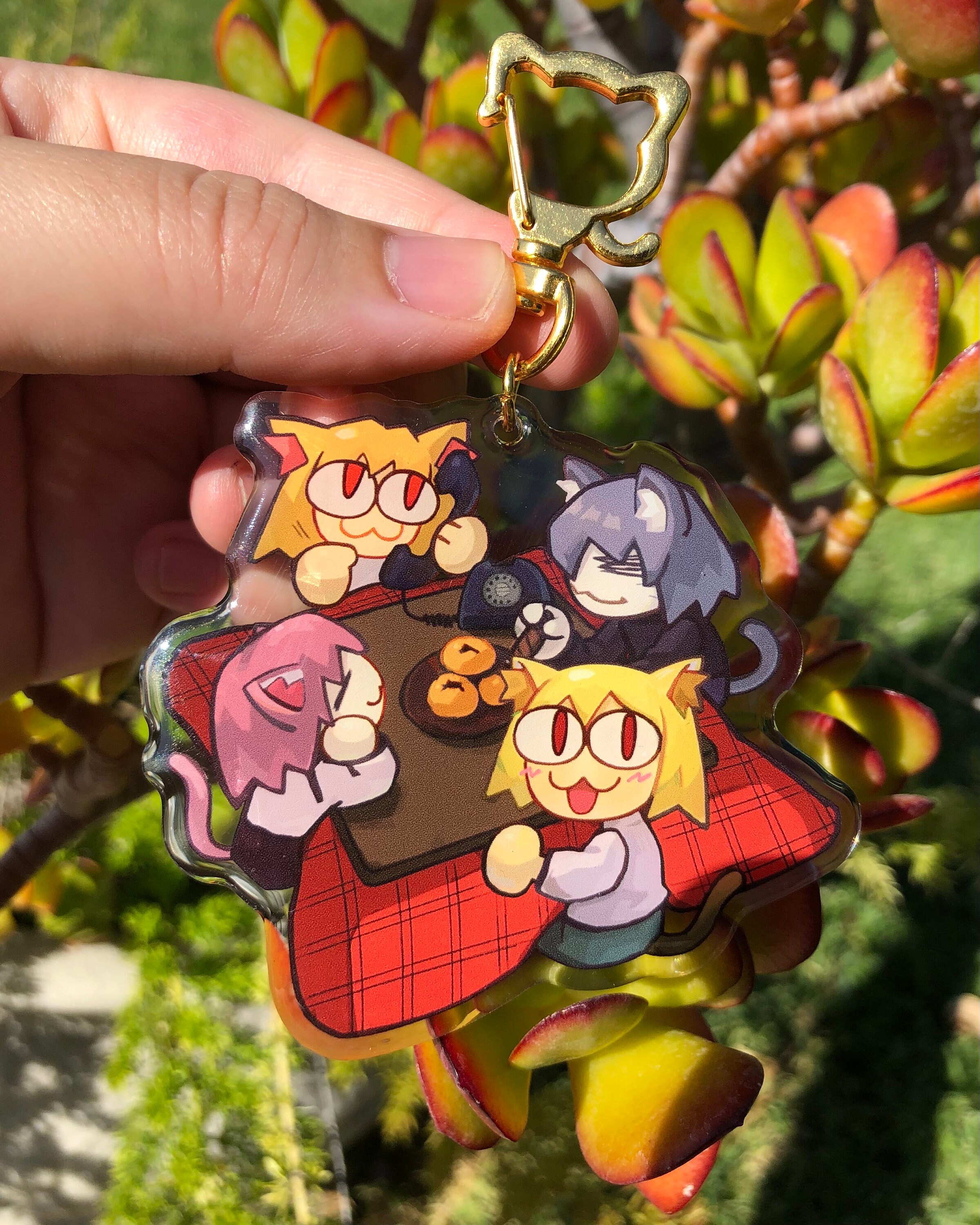 CZ あみあみ アクキー 撫子 CZ あみあみ アクキー 撫子 Kotatsu Neco Arc Acrylic Charm, Keychain