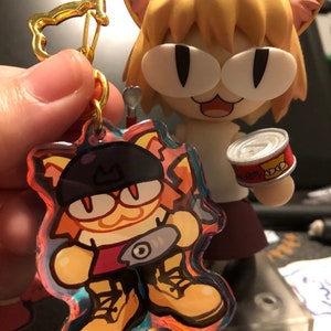ビッグシュー ネコアーク アクリルチャーム、ネコアーク ホログラフィックキーチェーン、アルクェイド・ブリュンスタッド チャーム、タイプムーン