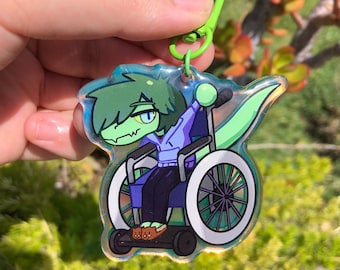 Olivia the Gator Acrylic Charm, I Wani Hug That Gator, Snoot Game