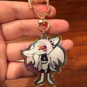 Snoot Fang acrylic charm, snoot game charm, goodbye volcano high snoot charm image 2