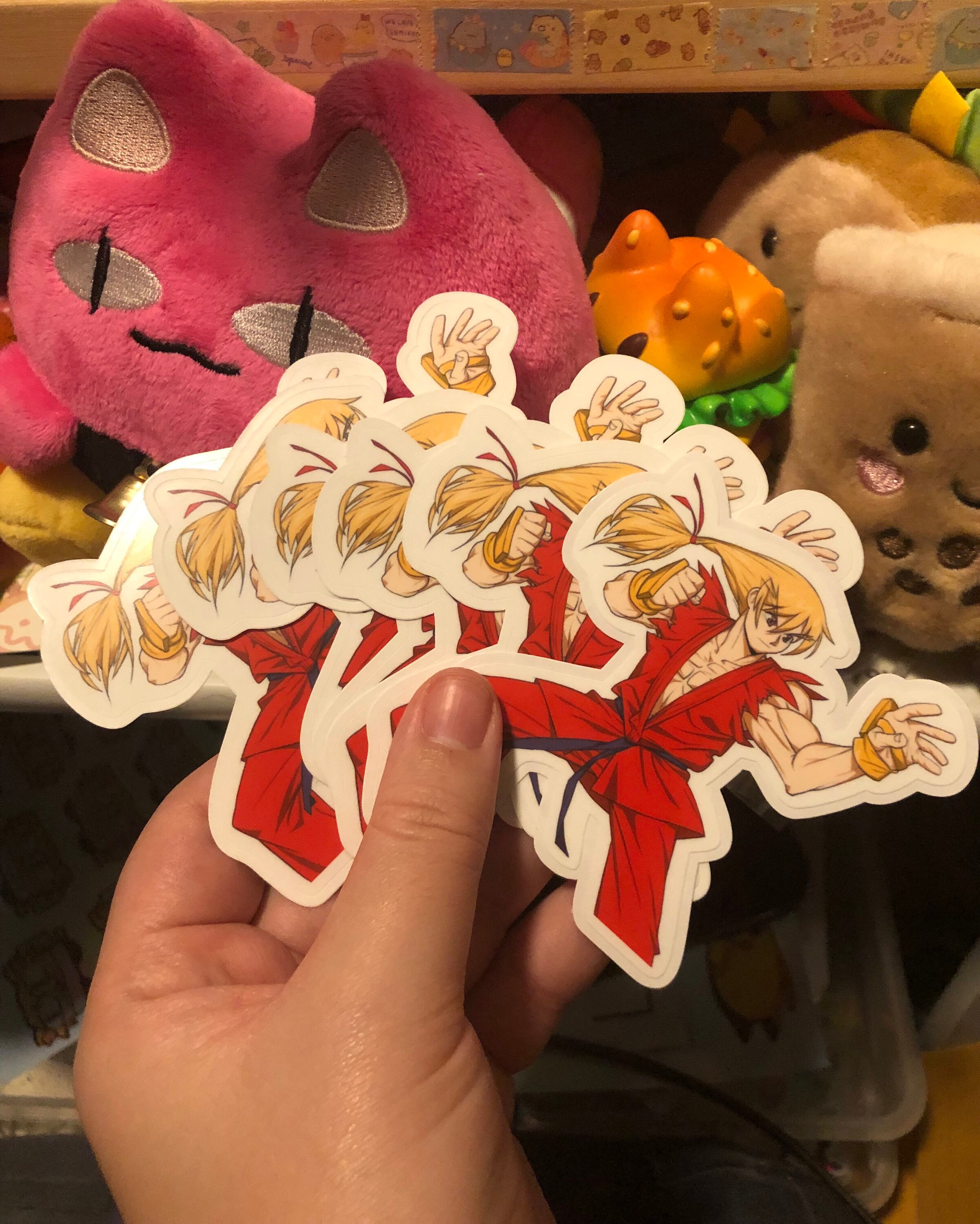 Kenbo Sticker Street Fighter Ken Sticker, Ken Sticker - Etsy