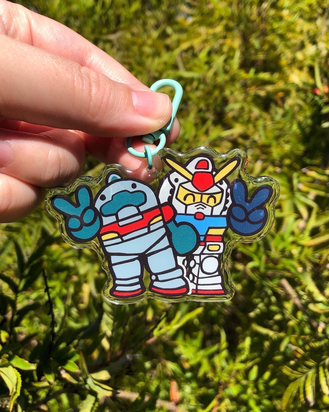 New SD Gundam Charm, Chibi Gundam Sd Acrylic Keychain, Gundam RX-78-2 ...