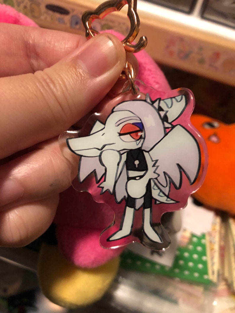 Snoot Fang acrylic charm, snoot game charm, goodbye volcano high snoot charm clear charm