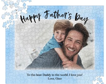 Personalized Jigsaw Puzzle for Dad, Father's Day Gift, Puzzle Gift for Dad, Custom Puzzle for Dad, Father's Day Puzzle, Personalized Puzzle