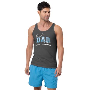 Regata personalizada do pai, melhor regata do pai de todos os tempos, presente de dia dos pais, presente de aniversário, melhor camisa do pai, regata personalizada para o pai, camisa personalizada