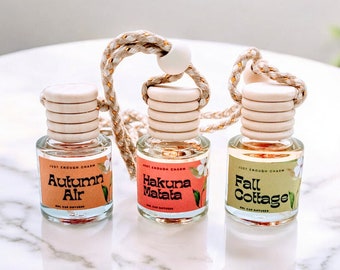 Fall Scent Car Diffuser, Autumn Air Freshener, Car Charm