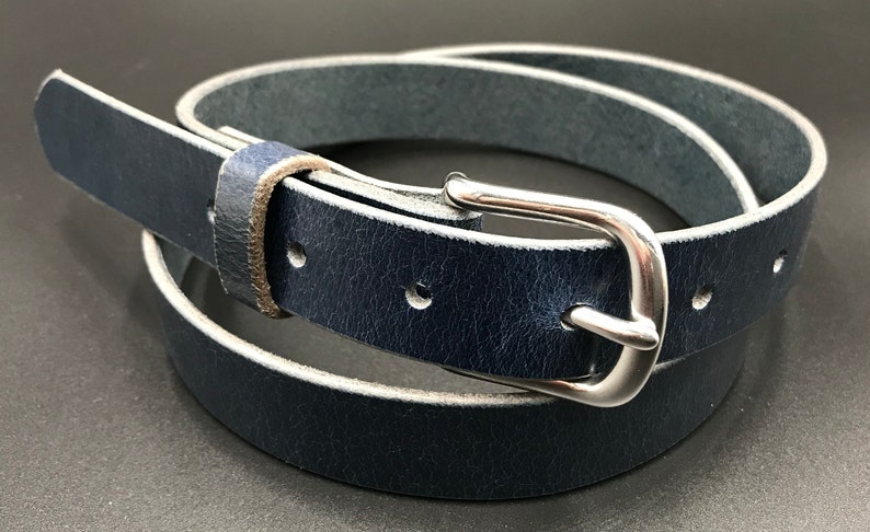 1.5 Plain Genuine Leather Dress Belt & Buckle Amish - Etsy