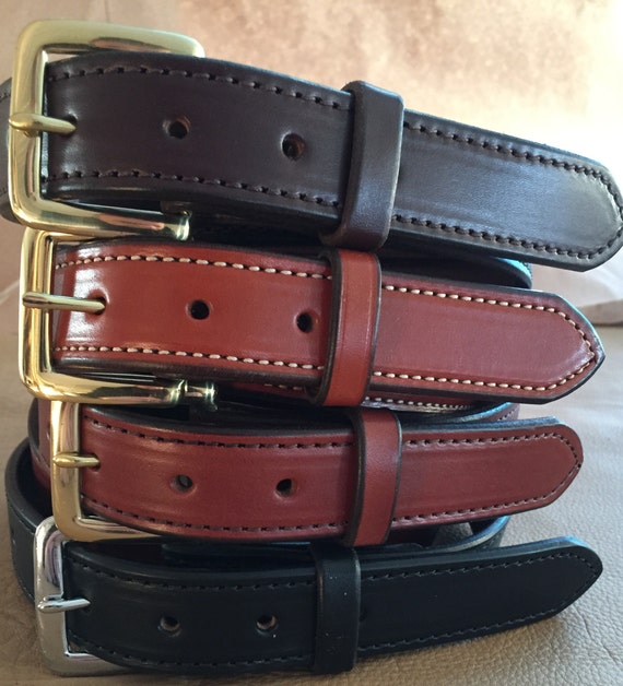 1 2 Stitched Real Genuine Wickett Craig Bridle - Genuine Leather Dress Belts Made In Usa 1 2 Stitched Real Genuine Wickett Craig Bridle - Genuine Leather Dress Belts Made In Usa