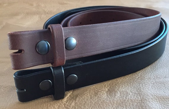 Americanino Vintage Cintura Uomo In Vera Pelle Di Bufalo Full Grain - Fatta A Mano In USA Da Amish, Larga 1.5 Cintura Full Grain Fatta A Mano - Foto 2