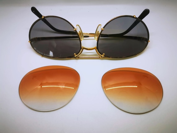 NOS Vintage Porsche Design 5643 Sunglasses - Gold
