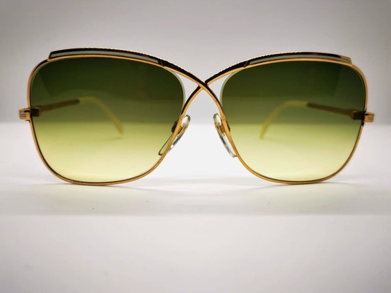 NOS Vintage Cazal 224 Sunglasses Col 97/08 - Gold… - image 1