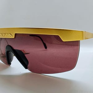 Vintage Alpina M57 Shield/Panoramic Sunglasses