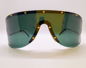 Vintage PORSCHE CARRERA DESIGN 5620 90 shield 80s black