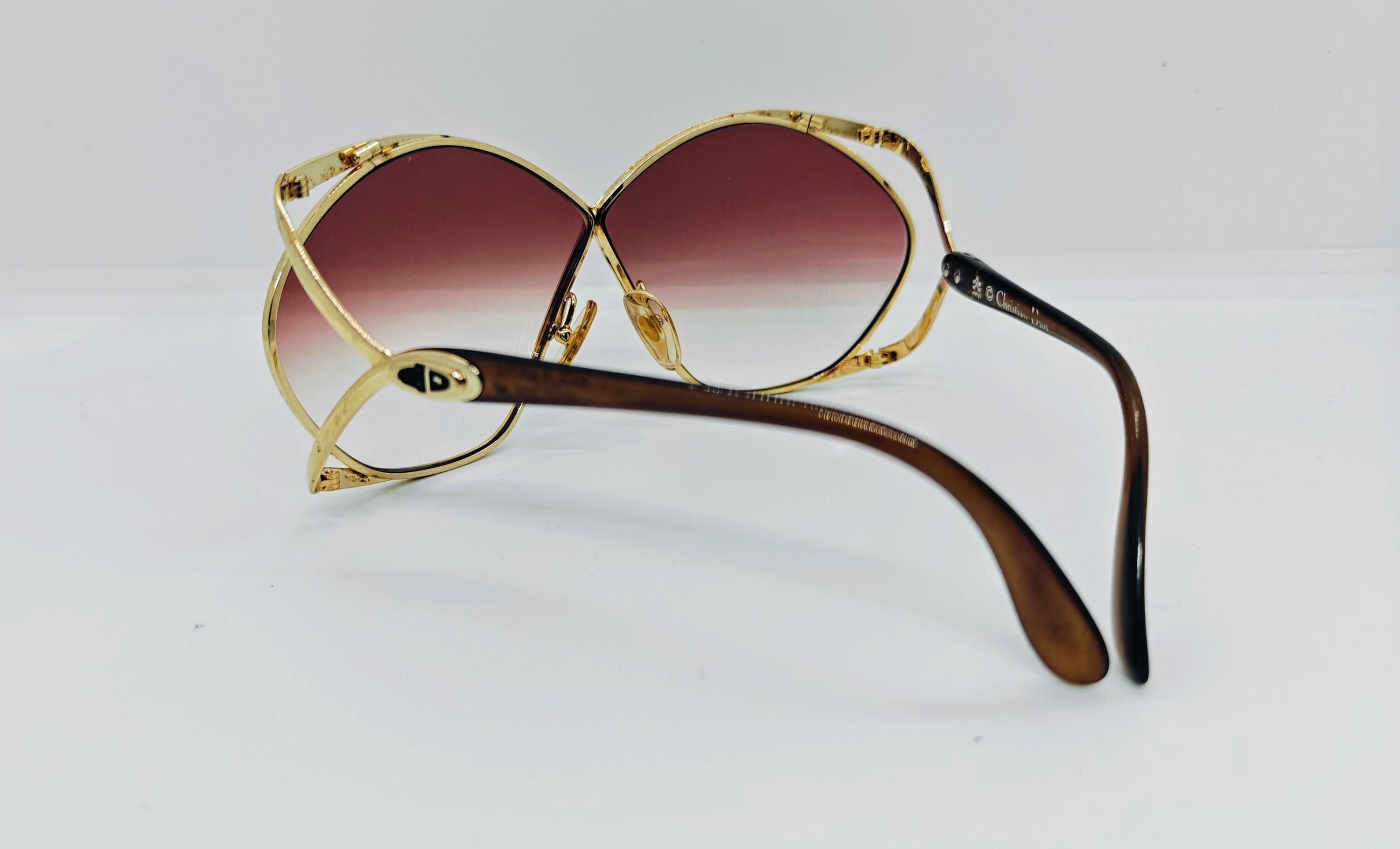 Christian Dior サングラス 2056 90 67Z 03 CHRISTIAN DIOR 2056 67mm BUTTERFLY BIFOCAL Sunglasses White