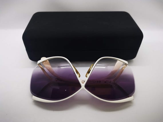 DIOR vintage sunglasses 2056 purple Used Dior Vintage Purple 2056 90 Butterfly Sunglasses | CSD main image 3