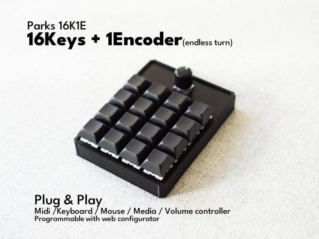 Park's 16K1E 16 Keys 1 Encoder / Midi Controller Dial Etsy