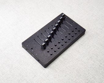 ParksTool 9F18K1X MIDI Controller: 9 Faders, 18 Keys, Expression Pedal Input, USB-C