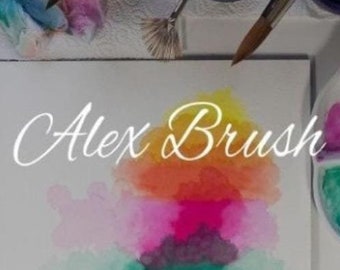 Alex Brush Font SVG