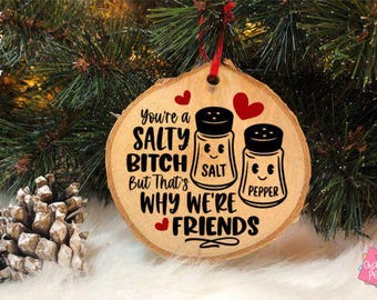 Funny Friend Ornament, Salt and Pepper Svg