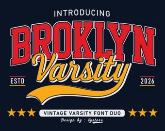 Brooklyn Varsity Font