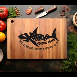 Tagliere Shark Coochie Board perché nessuno può dire Divertente Design Shark per Taglieri - Citazione Shark Coochie Board