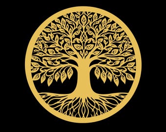 Tree of life laser cut svg