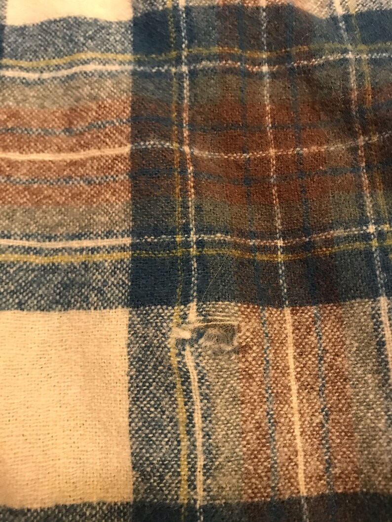 Vintage pendleton flannel plaid shirt