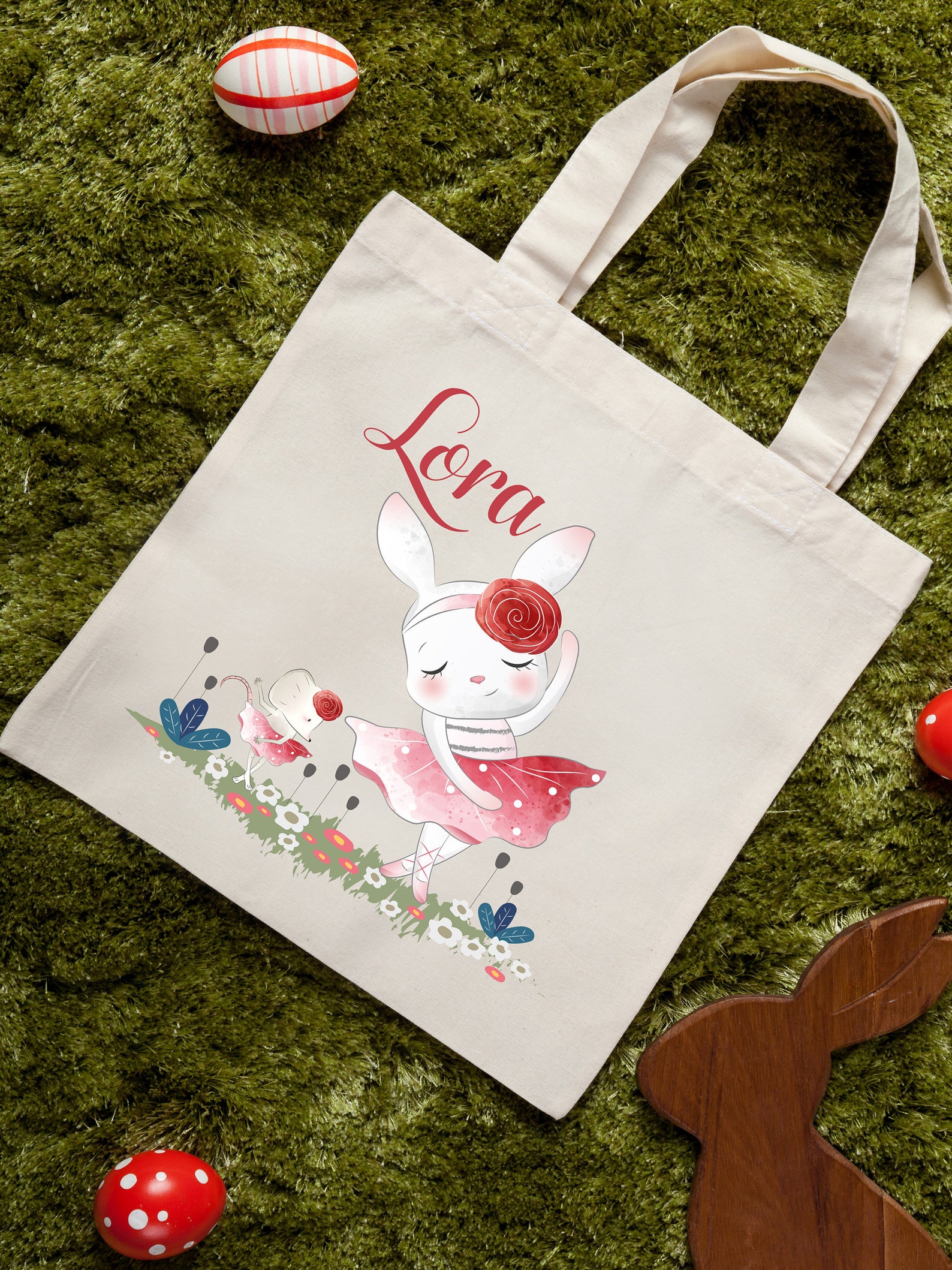 Personalised Easter Bag, Easter Bunny Bag, Easter Egg Bag, Easter