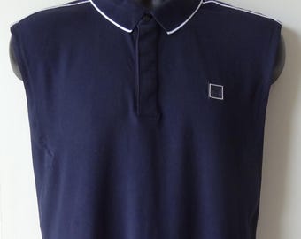 Adult Bib for a Man, Large Dignity Dining Polo Shirt, Clothing Protector, Senior Dignified Bib