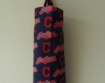Plastic Bag Holder, Grocery Bag Storage, Cleveland Baseball Bag Dispenser