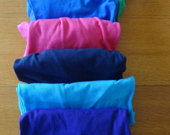 Youth Pullover Waterproof T-shirt Bib, Bright Colors in Sizes S, M, L, XL